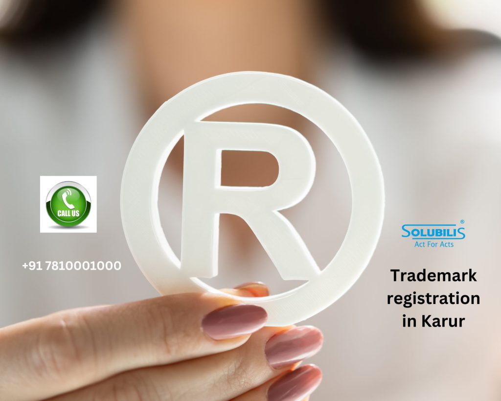 Trademark registration in Karur